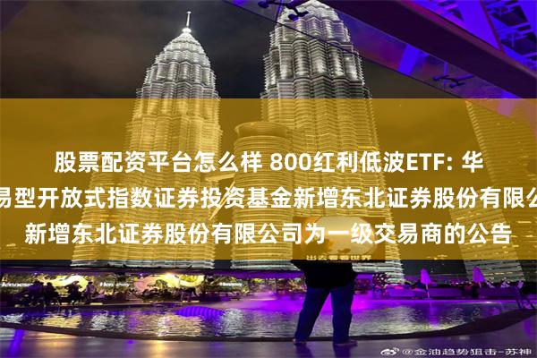 股票配资平台怎么样 800红利低波ETF: 华宝基金关于旗下部分交易型开放式指数证券投资基金新增东北证券股份有限公司为一级交易商的公告